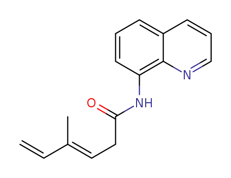 (E)-4-methyl-N-(quinolin-8-yl)hexa-3,5-dienamide