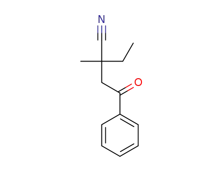 2-ethyl-2-methyl-4-oxo-4-phenylbutanenitrile