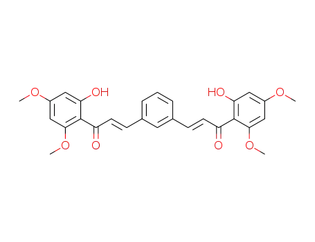(2E,2′E)-3,3′-(1,3-phenylene)bis(1-(2-hydroxy-4,6-dimethoxyphenyl)prop-2-en-1-one)