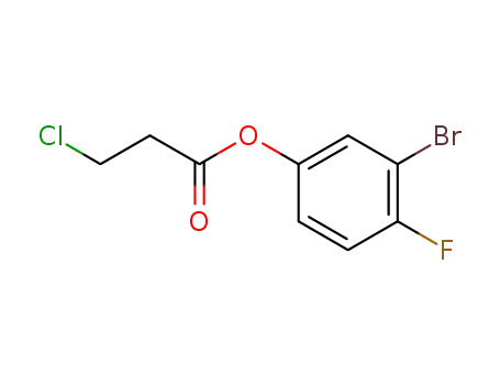 3-bromo-4-fluorophenyl 3-chloropropanoate