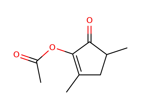2-acetoxy-3,5-dimethyl-cyclopent-2-enone