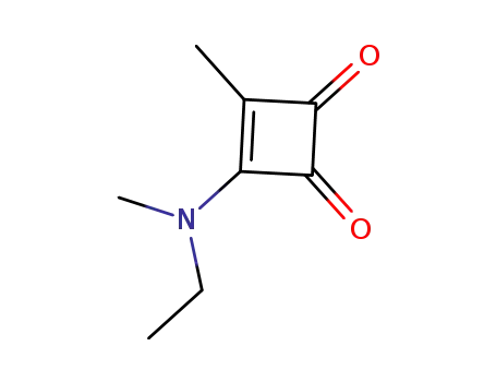 3-(ethyl(methyl)amino)-4-methylcyclobut-3-ene-1,2-dione