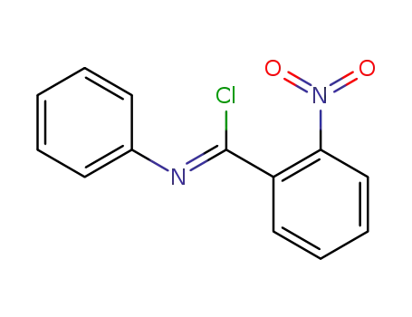 Molecular Structure of 57761-80-5 (Benzenecarboximidoyl chloride, 2-nitro-N-phenyl-)