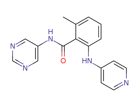 2-methyl-6-(pyridin-4-ylamino)-N-(pyrimidin-5-yl)benzamide