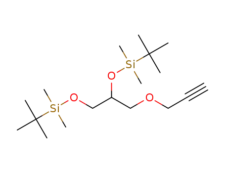 1,2-di-O-tert-butyldimethylsilyl-3-(prop-2-yn-1-yloxy)propan-1,2-diol