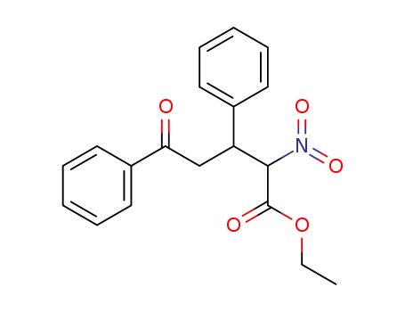 2-nitro-5-oxo-3,5-diphenylpentanoic acid ethyl ester