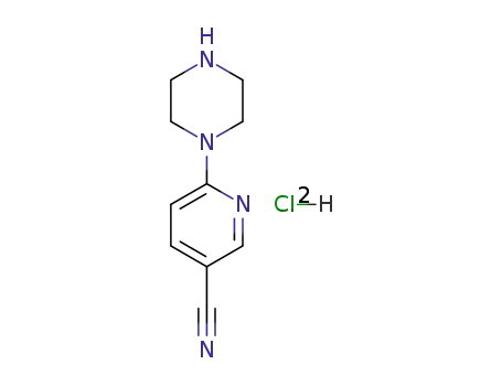 6-(piperazin-1-yl)pyridine-3-carbonitrile dihydrochloride