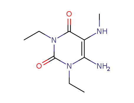 1,3-diethyl-5-methylamino-6-aminouracil