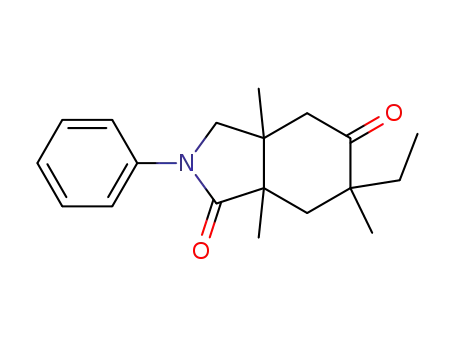 6-ethyl-3a,6,7a-trimethyl-2-phenylhexahydro-1H-isoindole-1,5(4H)-dione
