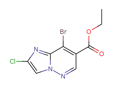 ethyl 8-bromo-2-chloroimidazo[1,2-b]pyridazine-7-carboxylate