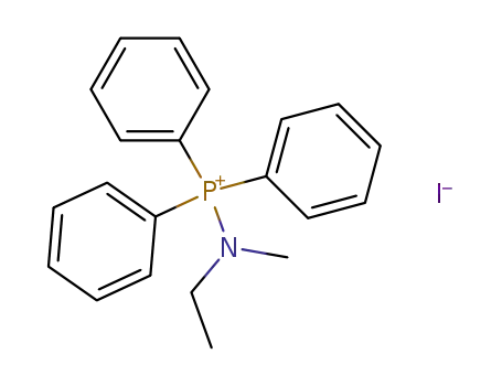 N-Methyl-N-ethylamino-triphenyl-phosphonium-jodid