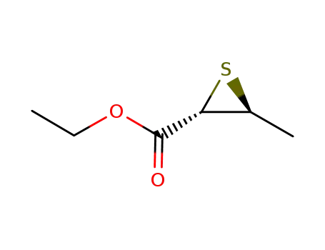 Molecular Structure of 107467-99-2 (Thiiranecarboxylic acid, 3-methyl-, ethyl ester, trans- (9CI))