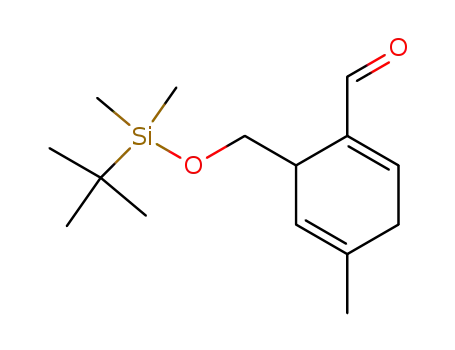 1-formyl-6-<((tert-butyldimethylsilyl)oxy)methyl>-4-methyl-1,4-cyclohexadiene