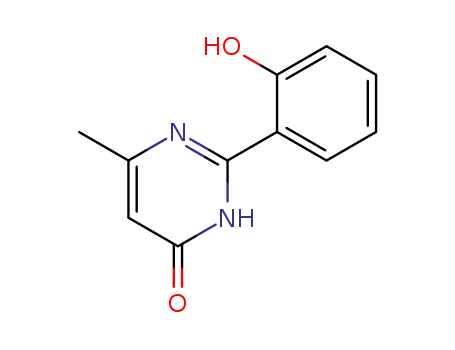 Molecular Structure of 76467-22-6 (2-(2-hydroxyphenyl)-6-methylpyrimidin-4-ol)