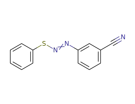 Benzonitrile, 3-[(phenylthio)azo]-