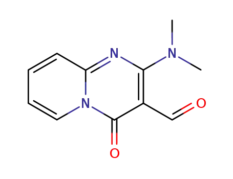 Molecular Structure of 111680-71-8 (4H-Pyrido[1,2-a]pyrimidine-3-carboxaldehyde,
2-(dimethylamino)-4-oxo-)