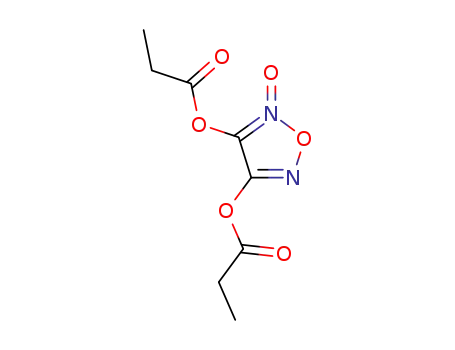 Molecular Structure of 18417-40-8 (diethyl 1,2,5-oxadiazole-3,4-dicarboxylate 2-oxide)