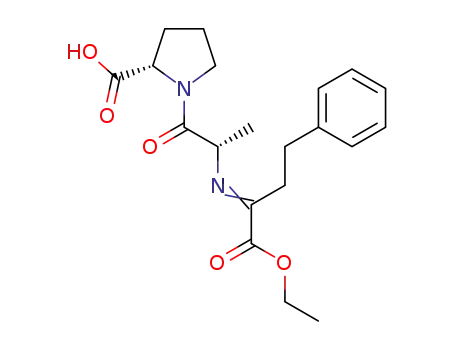 (S)-1-{(S)-2-[1-Ethoxycarbonyl-3-phenyl-prop-(E)-ylideneamino]-propionyl}-pyrrolidine-2-carboxylic acid