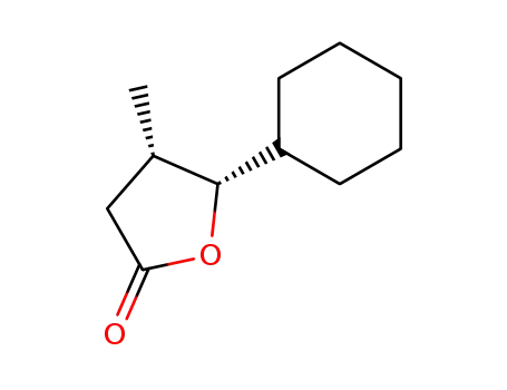 cis-(RS,SR)-γ-cyclohexyl-γ-hydroxy-β-methylbutanoic acid lactone