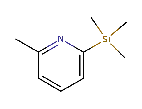 Molecular Structure of 13737-10-5 (2-Methyl-6-(triMethylsilyl)pyridine)