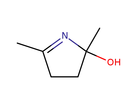 Molecular Structure of 110466-52-9 (3,4-dihydro-2,5-diMethyl-2H-Pyrrol-2-ol)