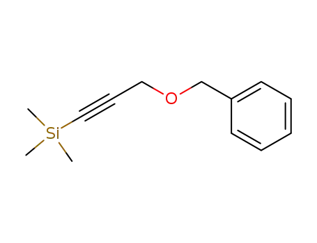 Molecular Structure of 107383-25-5 (Silane, trimethyl[3-(phenylmethoxy)-1-propynyl]-)