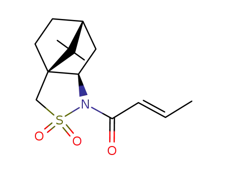 (E)-1-[(5S,7S)-10,10-dimethyl-3,3-dioxo-3lambda6-thia-4-azatricyclo[5.2.1.01,5]decan-4-yl]but-2-en-1-one