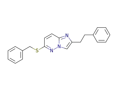6-benzylthio-2-phenethylimidazo<1,2-b>pyridazine