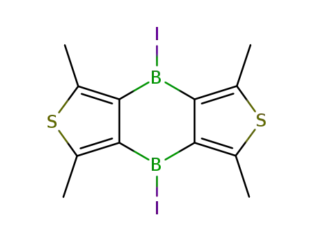 4,8-diiodo-1,3,5,7-tetramethyl-4H,8H-dithieno{3,4-b;3'-4'-e}-1,4-diborine