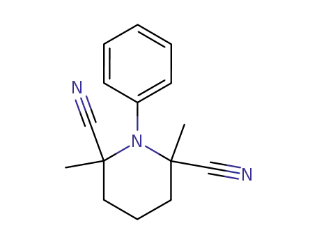 1-benzyl-2,6-dicyano-2,6-dimethylpiperidine