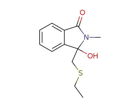 3-hydroxy-3-(ethylthiomethyl)-2-methyl-2,3-dihydro-1H-isoindol-1-one