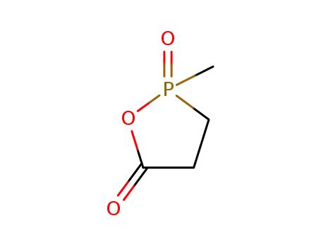 Molecular Structure of 15171-48-9 (2-Methyl-1,2-oxaphospholan-5-one 2-oxide)