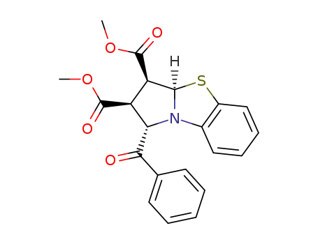 (1S,2S,3S,3aR)-1-Benzoyl-1,2,3,3a-tetrahydro-benzo[d]pyrrolo[2,1-b]thiazole-2,3-dicarboxylic acid dimethyl ester