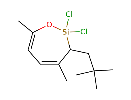 2,2-Dichlor-4,7-dimethyl-3-neopentyl-1-oxa-2-silacyclohepta-4,6-dien