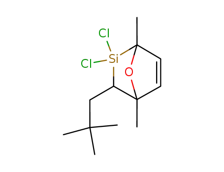 exo/endo-2,2-Dichlor-1,4-dimethyl-3-neopentyl-7-oxa-2-silabicyclo<2.2.1>hex-5-en