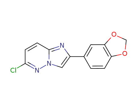 2-(1,3-Benzodioxol-5-yl)-6-chloroimidazo[1,2-b]pyridazine