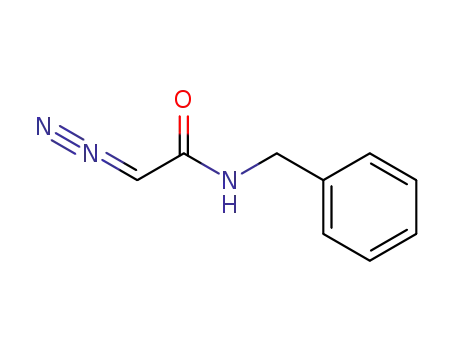 Molecular Structure of 105310-97-2 (Acetamide, 2-diazo-N-(phenylmethyl)-)