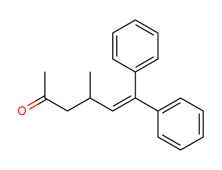 Molecular Structure of 95071-06-0 (5-Hexen-2-one, 4-methyl-6,6-diphenyl-)