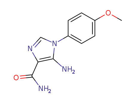 1H-Imidazole-4-carboxamide, 5-amino-1-(4-methoxyphenyl)-