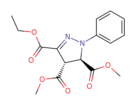 (4S,5R)-1-Phenyl-4,5-dihydro-1H-pyrazole-3,4,5-tricarboxylic acid 3-ethyl ester 4,5-dimethyl ester