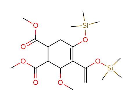3-Methoxy-5-trimethylsilanyloxy-4-(1-trimethylsilanyloxy-vinyl)-cyclohex-4-ene-1,2-dicarboxylic acid dimethyl ester
