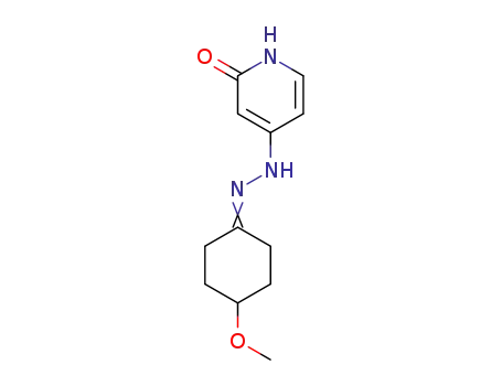 N-(4-methoxycyclohexylidene)-N'-(1H-pyrid-2-on-4-yl)hydrazine
