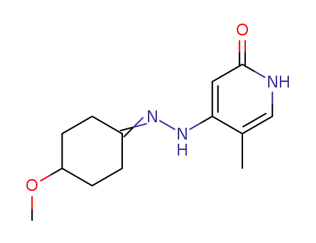 N-(4-methoxycyclohexylidene)-N'-(5-methyl-1H-pyrid-2-on-4-yl)hydrazine
