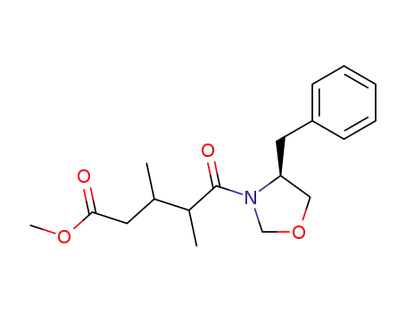 (S)-4-benzyl-3-(4-methoxycarbonyl-2,3-dimethylbutanoyl)oxazolidine