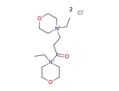 N-ethyl-N-(3-propanoyl-N-ethylmorpholinium chloride) morpholinium chloride