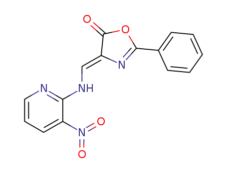4-[1-(3-Nitro-pyridin-2-ylamino)-meth-(Z)-ylidene]-2-phenyl-4H-oxazol-5-one