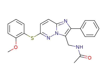 N-[6-(2-Methoxy-phenylsulfanyl)-2-phenyl-imidazo[1,2-b]pyridazin-3-ylmethyl]-acetamide