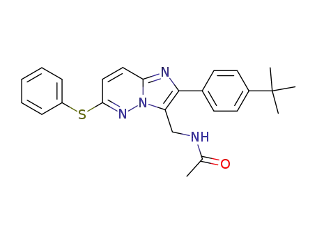 N-[2-(4-tert-Butyl-phenyl)-6-phenylsulfanyl-imidazo[1,2-b]pyridazin-3-ylmethyl]-acetamide