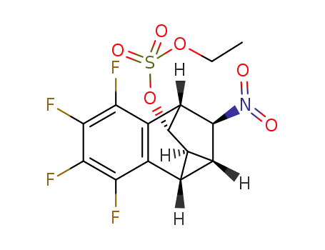 exo-8-nitro-3,4-tetrafluorobenzotricyclo[3.2.1.02,7]oct-3-en-endo-6-yl ethyl sulfate