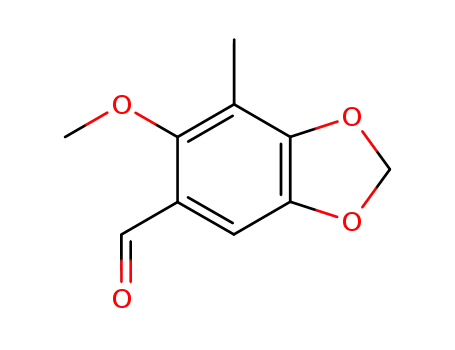 6-methoxy 7-methyl benzo[d][1,3]dioxole-5-carbaldehyde